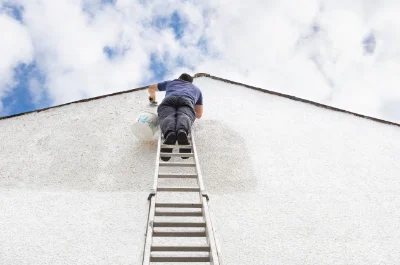 Peinture extérieure à Lacelle — façades et ravalement