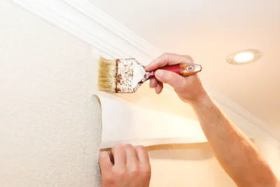 Pose de papier peint à Lacelle — revêtements muraux et toiles de verre